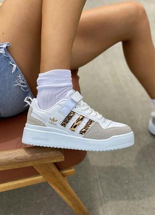Жіночі кросівки кеди кроссовки adidas forum leo