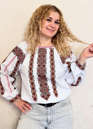 Вишиванка жіноча ручна вишивка хрестиком