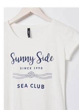 Футболка белая sinsay