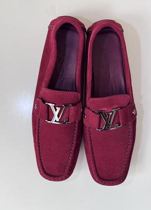 Чоловічі мокасини louis vuitton натуральна замша розмір 42 (eu)