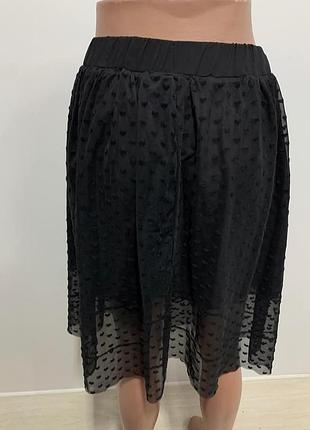 Красивая легкая женская юбка м janina. лот ш34. распродажа!