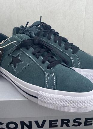 Сникерсы convers cons one star pro голубой
