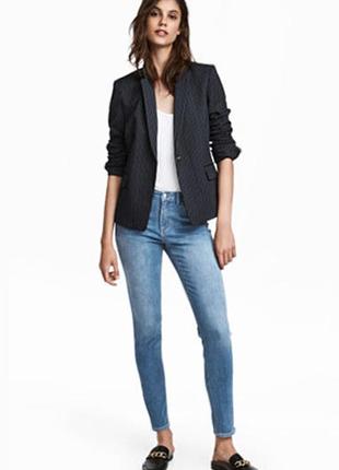 Джинсы skinny low jeans h&m