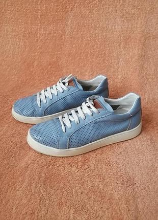 Кеды перфорированные кожа ecco р 36