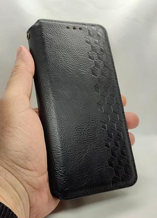 Чехол-книжка cube для xiaomi redmi note 14 4g черный