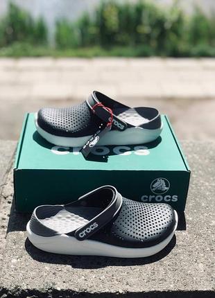Летние шлепанцы сабо кроксы crocs lite ride 360 унисекс