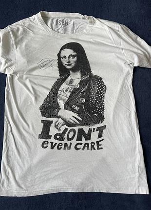 Біла чоловіча хлопчача футболка