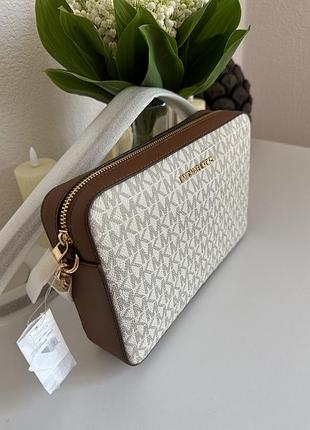 Сумка жіноча michael kors крос боді шкіряна на плече