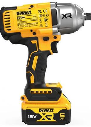 Гайковерт (ключ) аккумуляторный бесщеточный ударный dewalt dcf900p2t-qw 1/2" оригинал5 фото