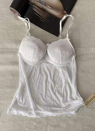 Jolinesse нова біла  напівпрозора майка