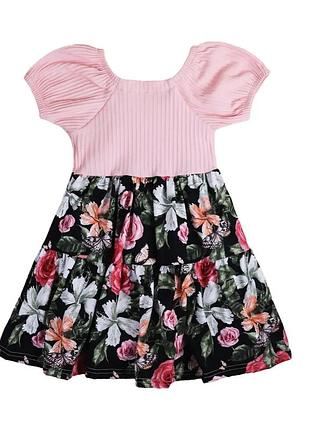 🌸🌸🌸 платье хлопковое платье для девочки в рубчик легкое платье