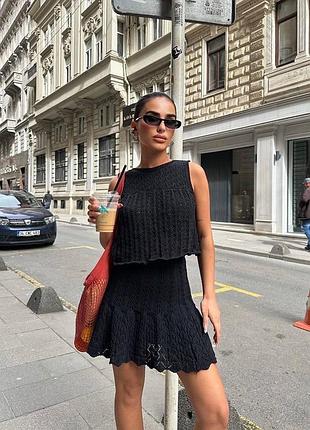 Костюм жіночий ажурний