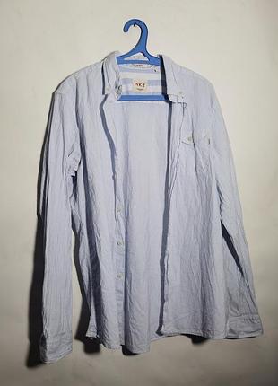 Hackett london рубашка бавовна і льон