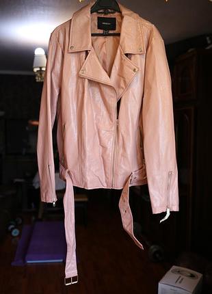 Новая куртка косуха из экокожи forever 21 3xlорд 22-24 большого размера