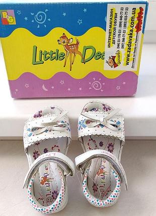 Нові! дитячі шкіряні босоніжки - 22 розмір