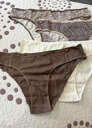 4 пари нових трусиків primark