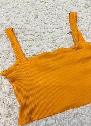 Помаранчевий топ в рубчик(12)