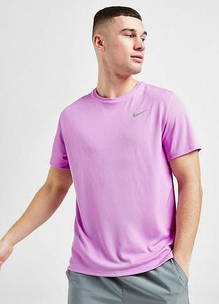 Чоловіча футболка nike miler running dri-fit