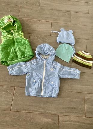 Сет  жилетка вітровка h&m c&a  р.74/80