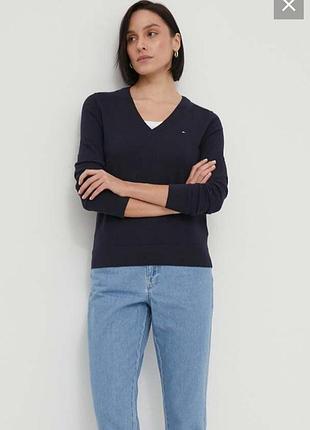 Базовый джемпер tommy hilfiger 90%wool