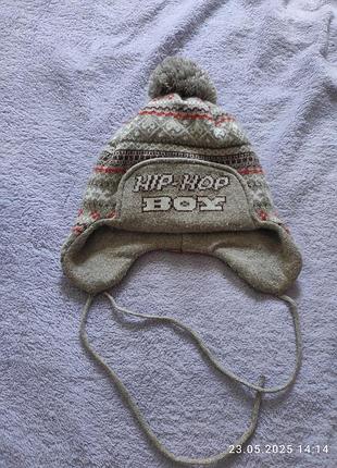 Зимова шапка на хлопчика 3-6 років