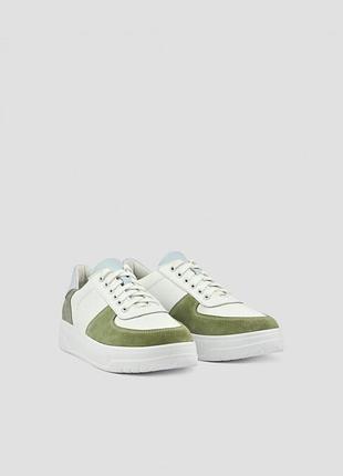 Кеды женские замша кожа цветные v7-006-133