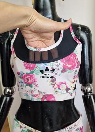Цветочный фитнес-комплект fashion adidas originals4 фото