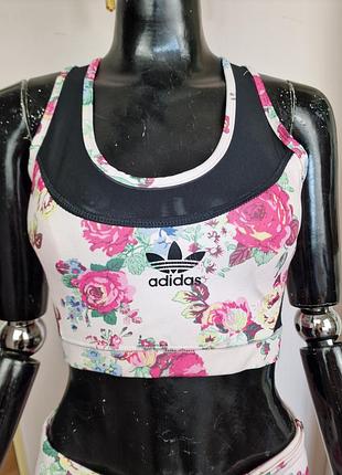 Цветочный фитнес-комплект fashion adidas originals3 фото