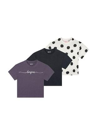 Набір з 3 футболок для дівчинки