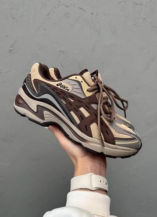 Кроссовки asics gel-preleus beige brown grey