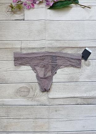 Calvin klein трусики стринги кружевной