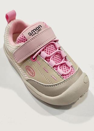 Дитячі літні кросівки на дівчинку 23 розмір у сіточку smon