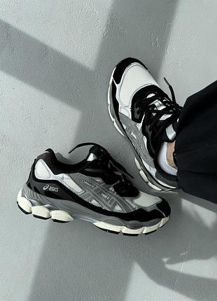 Кросівки asics gel-nyc 1090 white black grey