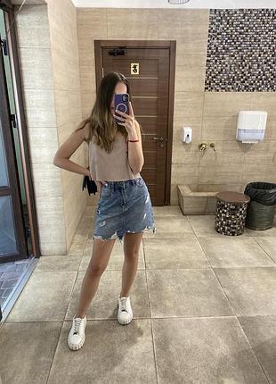 Юбка жіноча джинсова