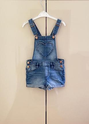 Джинсовий комбінезон h&m 116-122 розміру.