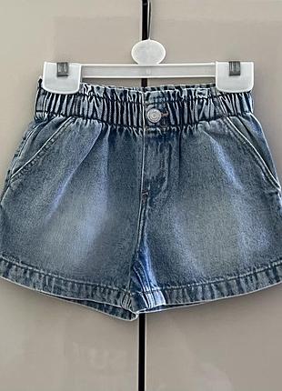 Стильні джинсові шорти h&m 104 розміру 2