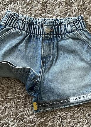 Стильні джинсові шорти h&m 104 розміру 8