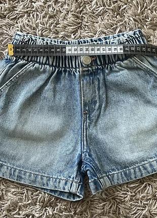 Стильні джинсові шорти h&m 104 розміру 6