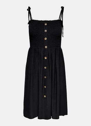 Сукня сарафан чорна літня сукня з віскози only