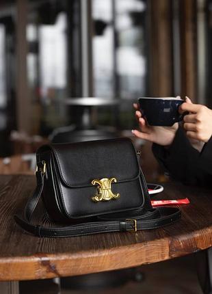 Маленька чорна сумка жіноча люкс якості
