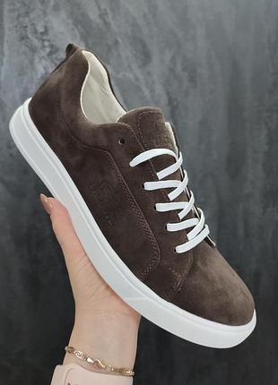 Чоловічі замшеві кеди