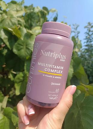 Диетическая добавка “детские желейные витамины kids+multivitamin complex nutriplus”, 60 штук код 1001640