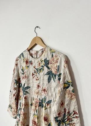 Красивое платье от zara в цветочный принт🌿