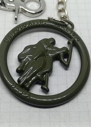Тяжелый металлическия брелок u.s. polo assn.