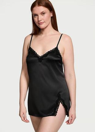 Атласная мини-комбинация victoria's secret