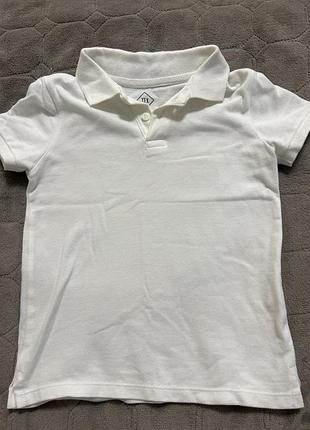 Футболка поло біла