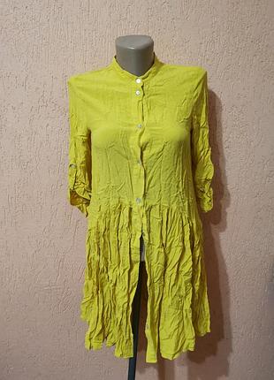 Платье zara нежное, жёлтого цвета