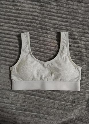 Женский топ хлопок со съемными чашками