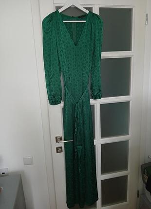 Яркий стильный зеленый комбинезон tara jarmon изнарь, r. 40
