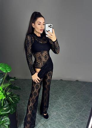 Костюм боді та брюки